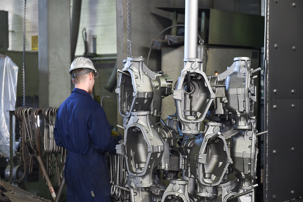 Granigliatura lavorazione